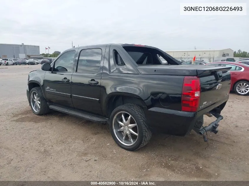 2008 Chevrolet Avalanche 1500 Ls VIN: 3GNEC12068G226493 Lot: 40582900