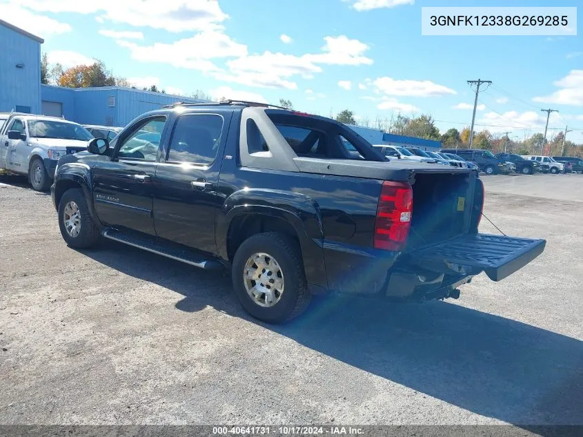 3GNFK12338G269285 2008 Chevrolet Avalanche K1500