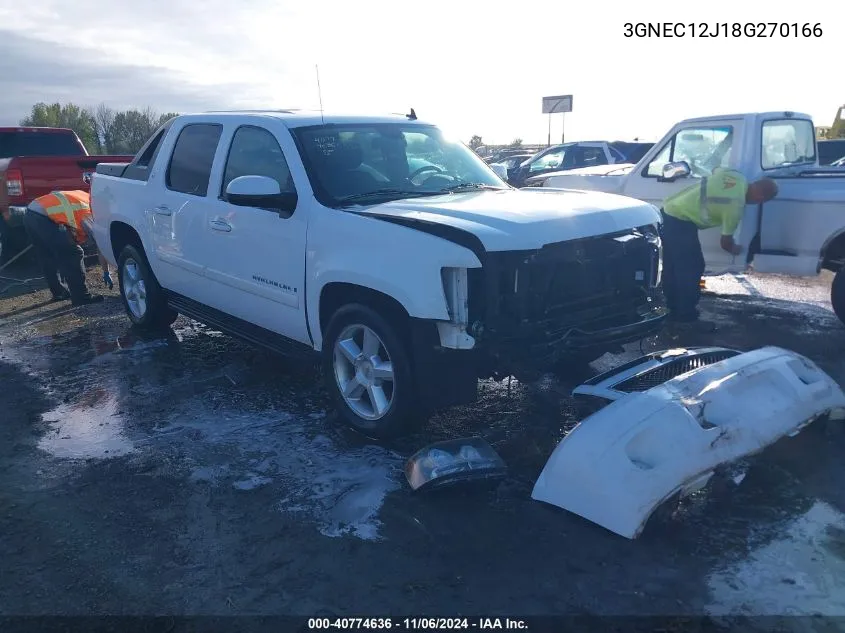 2008 Chevrolet Avalanche 1500 Lt VIN: 3GNEC12J18G270166 Lot: 40774636