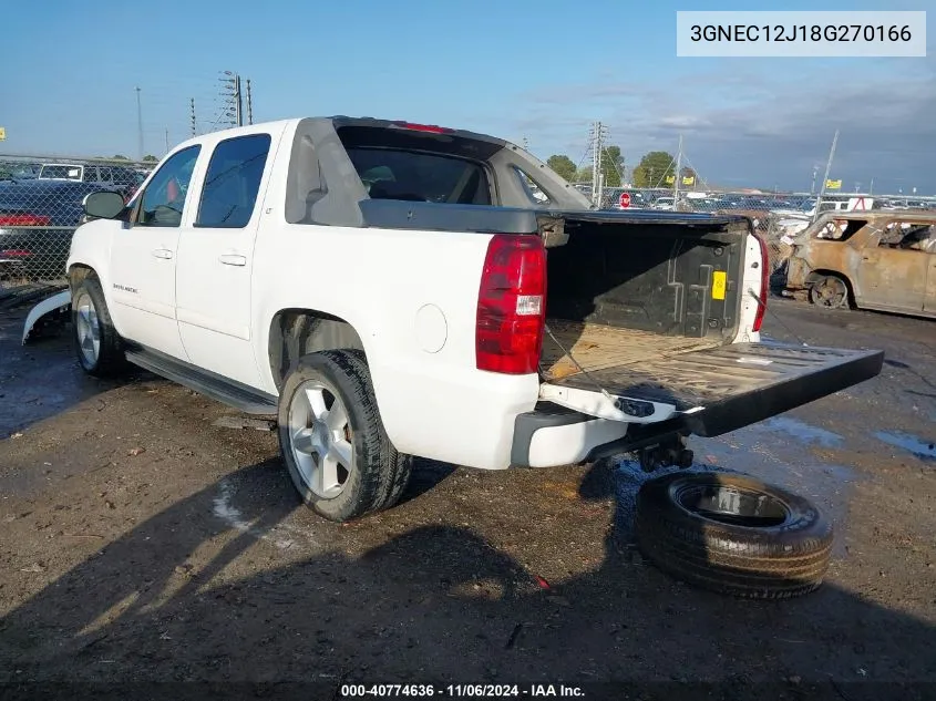 2008 Chevrolet Avalanche 1500 Lt VIN: 3GNEC12J18G270166 Lot: 40774636