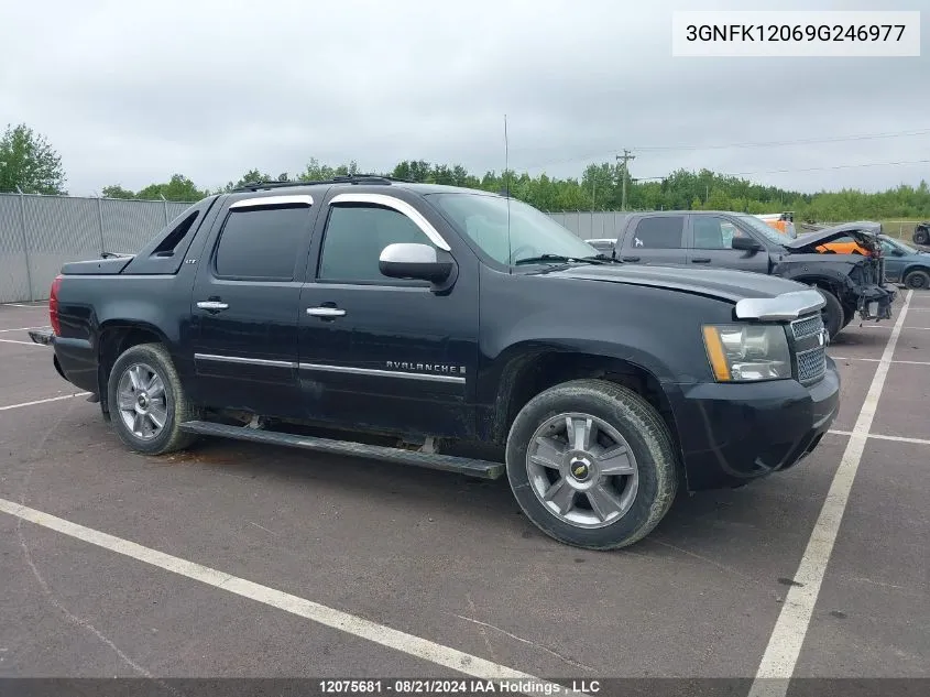 2009 Chevrolet Avalanche VIN: 3GNFK12069G246977 Lot: 12075681