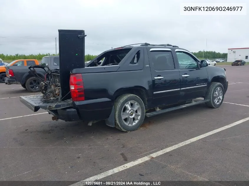 2009 Chevrolet Avalanche VIN: 3GNFK12069G246977 Lot: 12075681