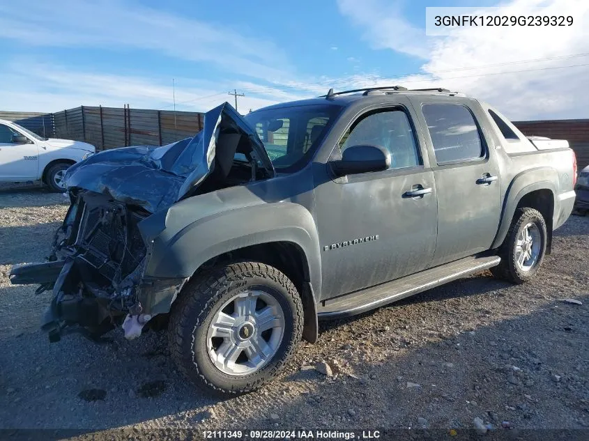 3GNFK12029G239329 2009 Chevrolet Avalanche