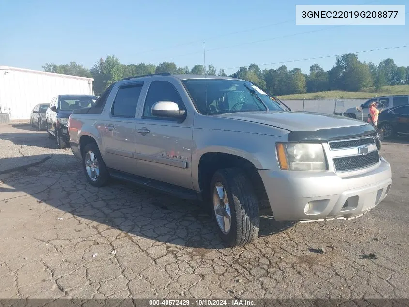 2009 Chevrolet Avalanche 1500 Lt1 VIN: 3GNEC22019G208877 Lot: 40572429