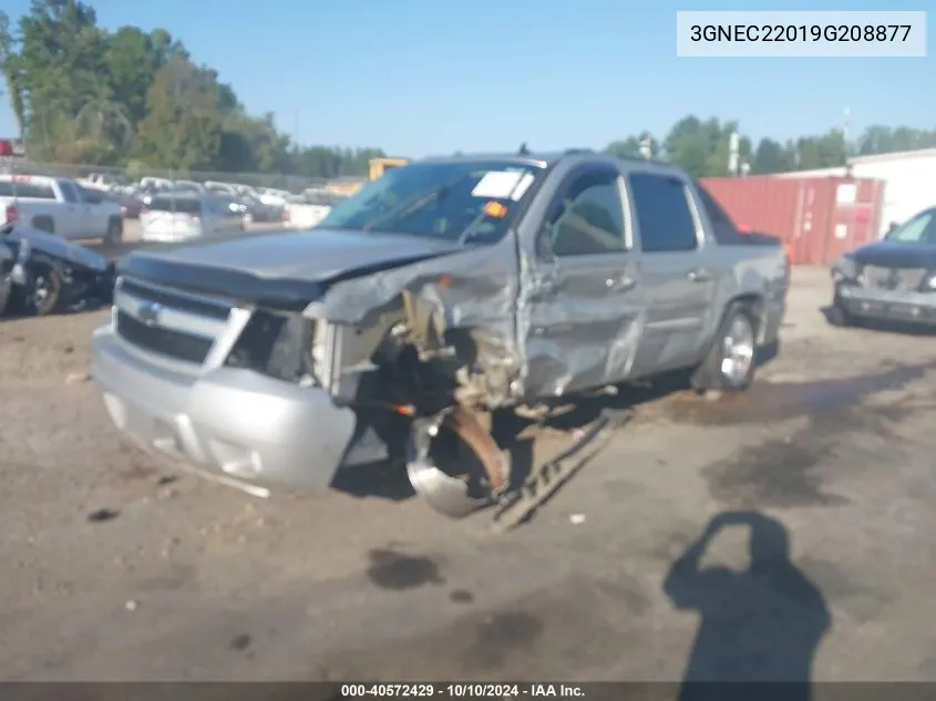 2009 Chevrolet Avalanche 1500 Lt1 VIN: 3GNEC22019G208877 Lot: 40572429