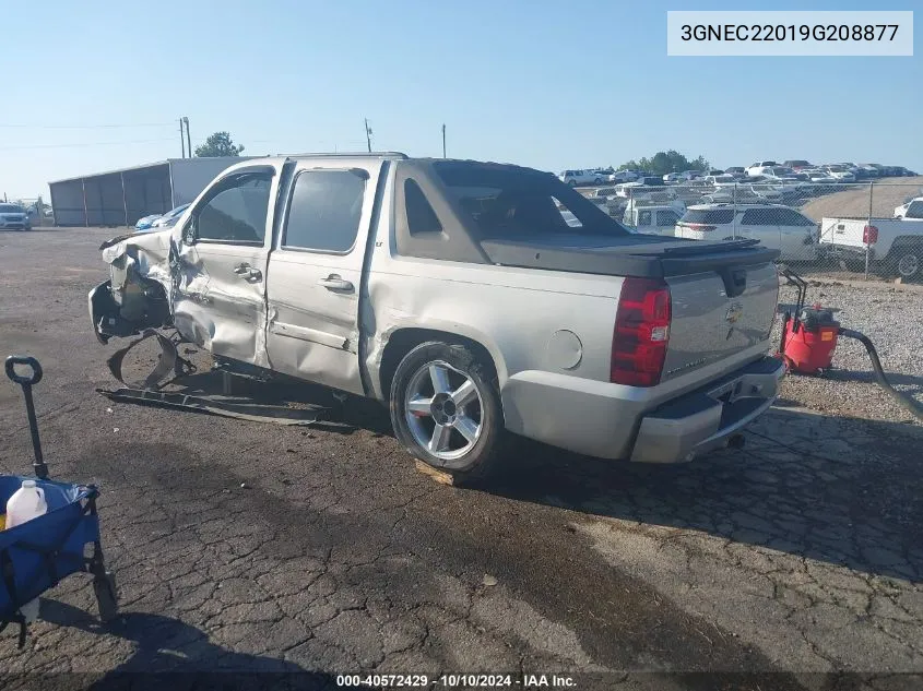 2009 Chevrolet Avalanche 1500 Lt1 VIN: 3GNEC22019G208877 Lot: 40572429