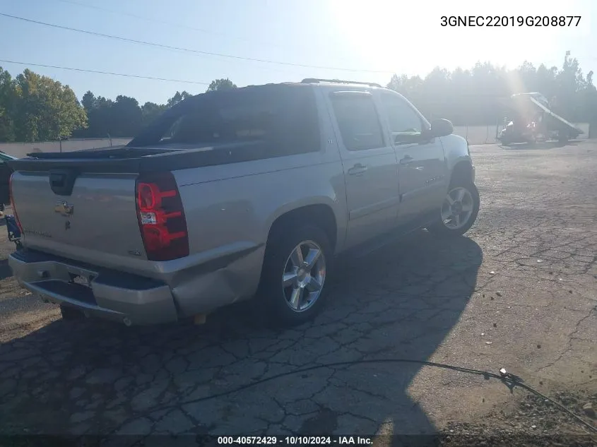 2009 Chevrolet Avalanche 1500 Lt1 VIN: 3GNEC22019G208877 Lot: 40572429