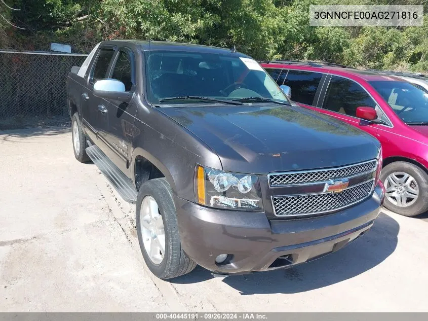 3GNNCFE00AG271816 2010 Chevrolet Avalanche 1500 Lt1