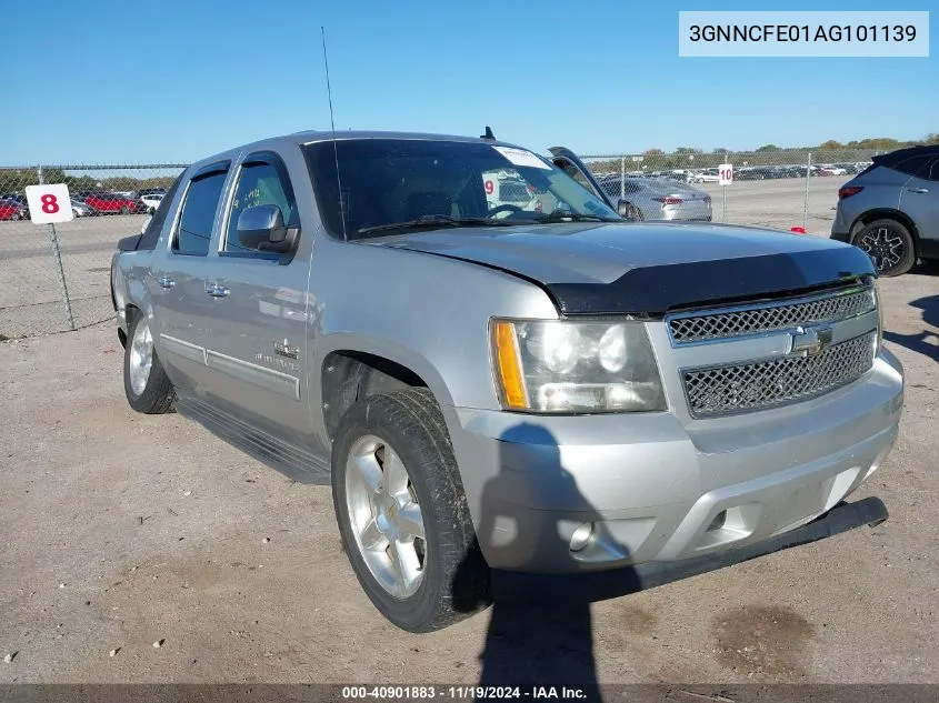 2010 Chevrolet Avalanche 1500 Lt1 VIN: 3GNNCFE01AG101139 Lot: 40901883