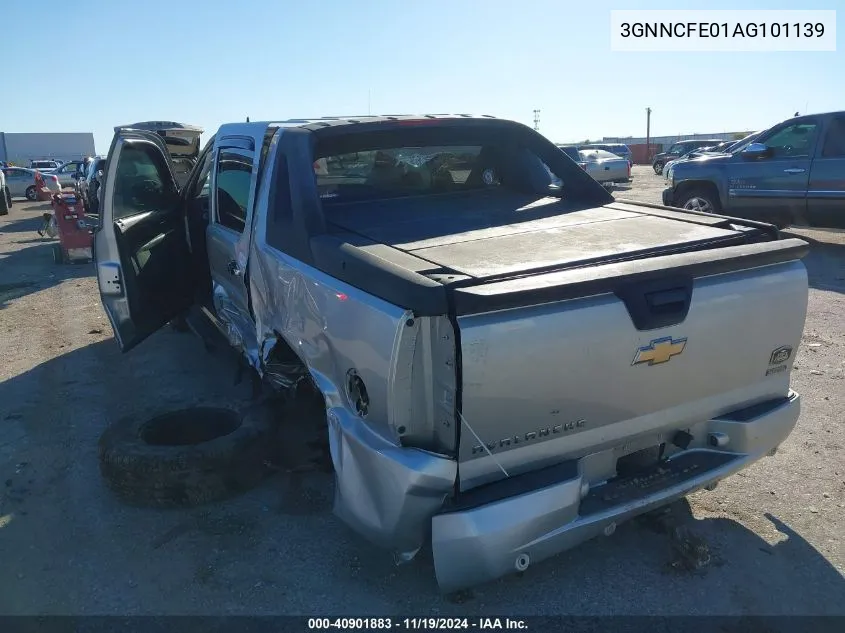 2010 Chevrolet Avalanche 1500 Lt1 VIN: 3GNNCFE01AG101139 Lot: 40901883