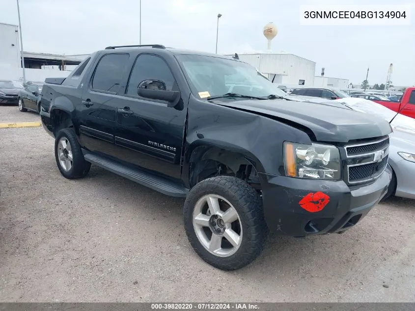 2011 Chevrolet Avalanche 1500 Ls VIN: 3GNMCEE04BG134904 Lot: 39820220