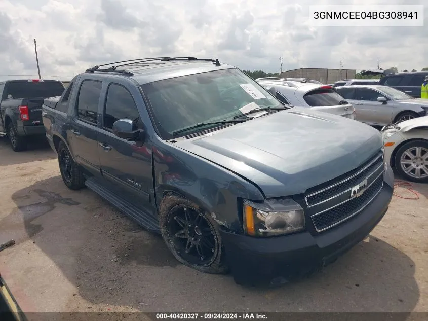 2011 Chevrolet Avalanche 1500 Ls VIN: 3GNMCEE04BG308941 Lot: 40420327