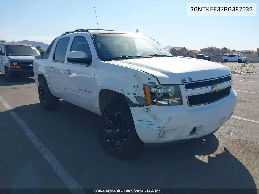 2011 Chevrolet Avalanche 1500 Ls VIN: 3GNTKEE37BG387532 Lot: 40420408