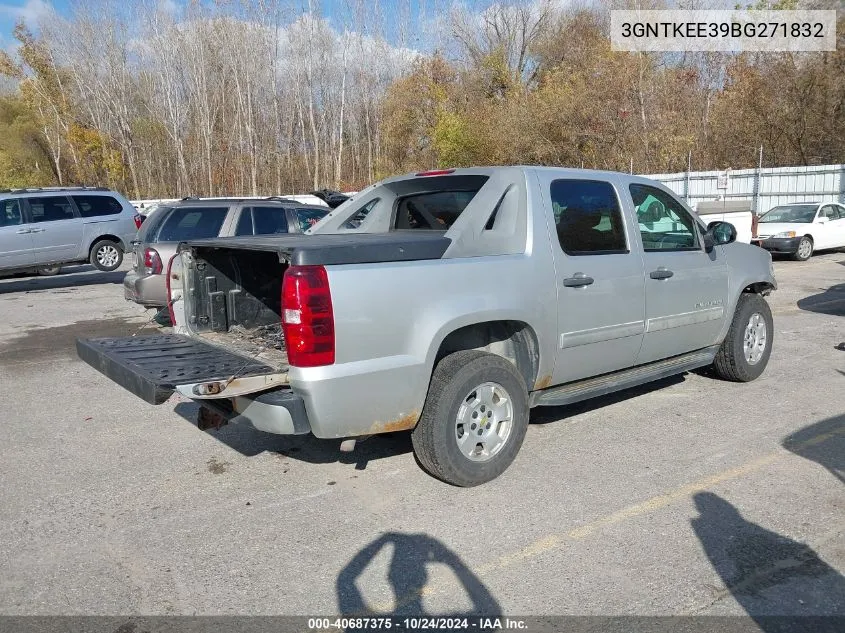 2011 Chevrolet Avalanche 1500 Ls VIN: 3GNTKEE39BG271832 Lot: 40687375