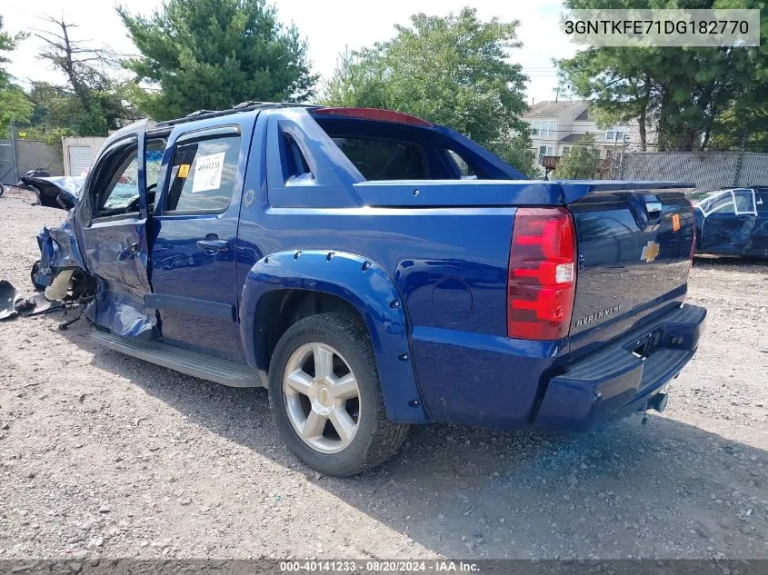 2013 Chevrolet Avalanche Lt VIN: 3GNTKFE71DG182770 Lot: 40141233