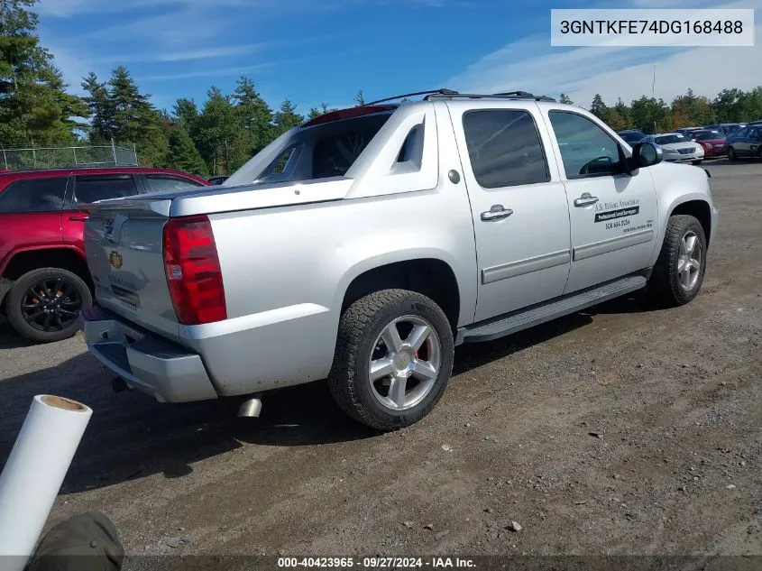 2013 Chevrolet Avalanche Lt VIN: 3GNTKFE74DG168488 Lot: 40423965