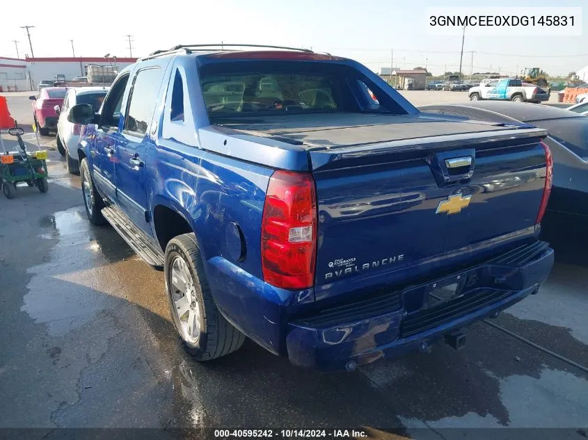 2013 Chevrolet Avalanche Ls VIN: 3GNMCEE0XDG145831 Lot: 40595242