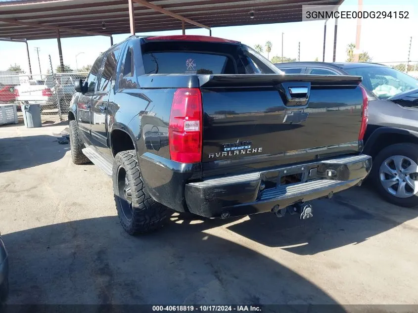 2013 Chevrolet Avalanche Ls VIN: 3GNMCEE00DG294152 Lot: 40618819