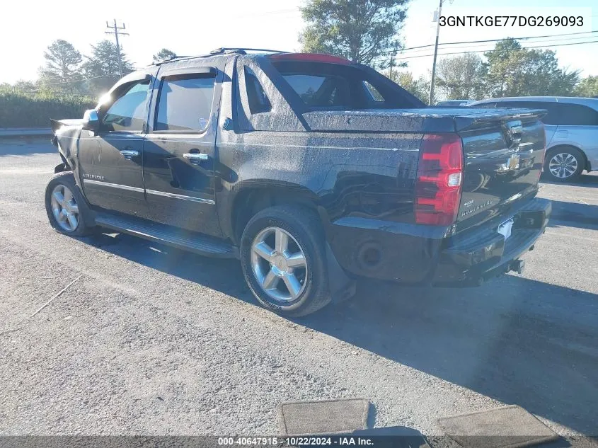 2013 Chevrolet Avalanche Ltz VIN: 3GNTKGE77DG269093 Lot: 40647915