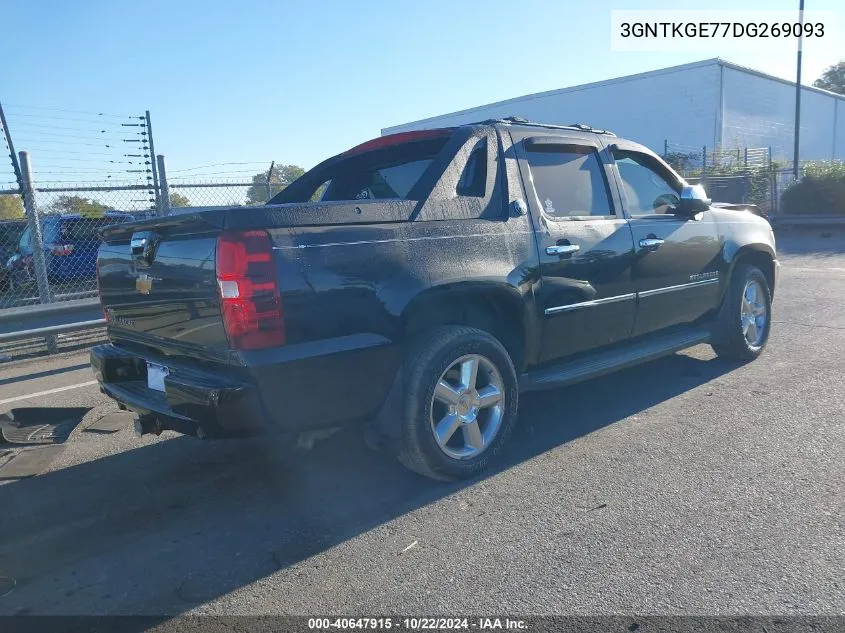 2013 Chevrolet Avalanche Ltz VIN: 3GNTKGE77DG269093 Lot: 40647915