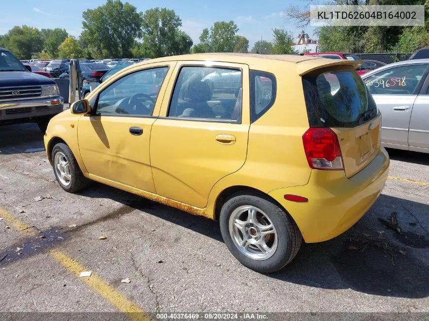 KL1TD62604B164002 2004 Chevrolet Aveo