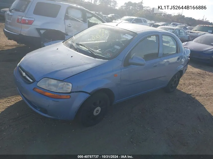 2004 Chevrolet Aveo Ls VIN: KL1TJ52644B166886 Lot: 40757737