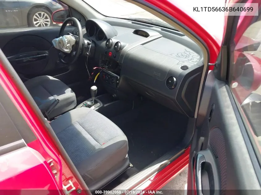 KL1TD56636B640699 2006 Chevrolet Aveo Ls