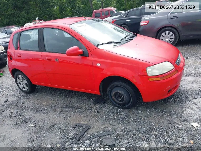 KL1TD66676B524539 2006 Chevrolet Aveo Ls