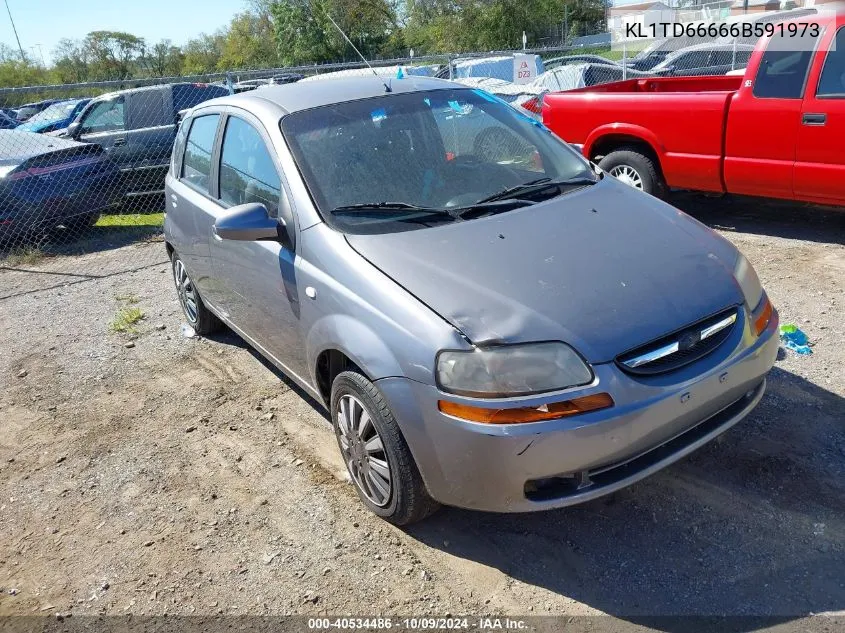 2006 Chevrolet Aveo Ls VIN: KL1TD66666B591973 Lot: 40534486