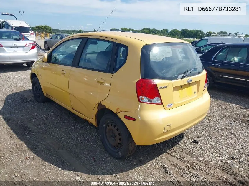 KL1TD66677B733281 2007 Chevrolet Aveo 5 Special Value