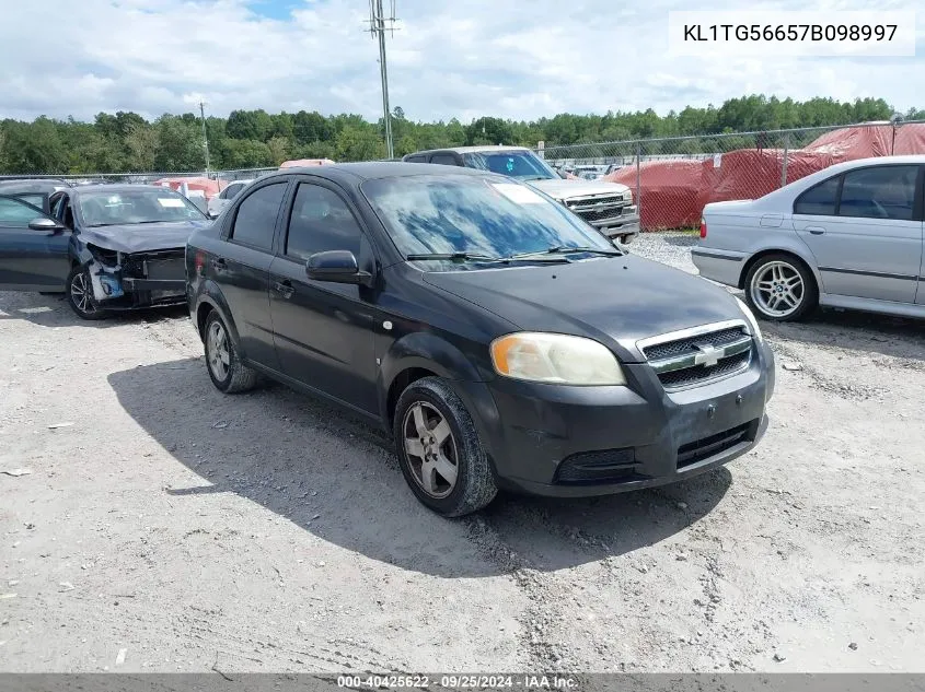 KL1TG56657B098997 2007 Chevrolet Aveo Lt