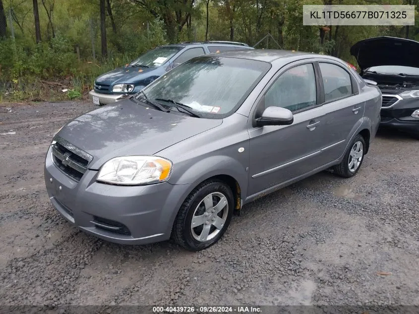 KL1TD56677B071325 2007 Chevrolet Aveo Ls