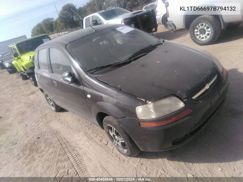 2007 Chevrolet Aveo 5 Ls VIN: KL1TD66697B794132 Lot: 40458649