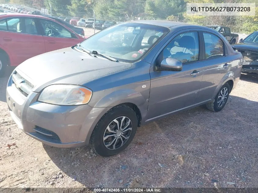 2007 Chevrolet Aveo Ls VIN: KL1TD56627B073208 Lot: 40742405