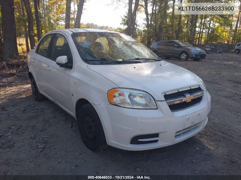 2008 Chevrolet Aveo Ls VIN: KL1TD56628B233900 Lot: 40646033