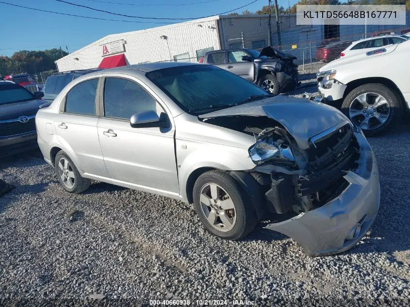 KL1TD56648B167771 2008 Chevrolet Aveo Ls