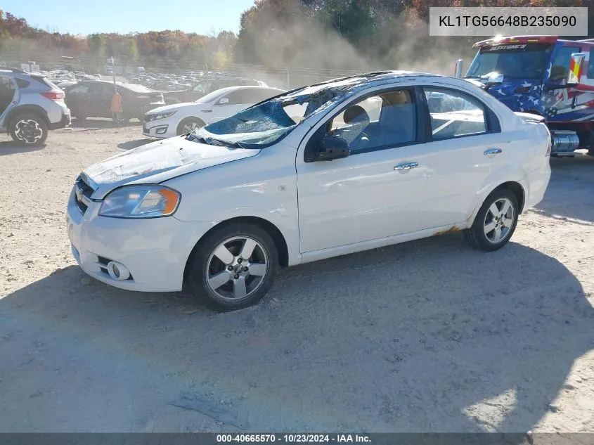 2008 Chevrolet Aveo Lt VIN: KL1TG56648B235090 Lot: 40665570