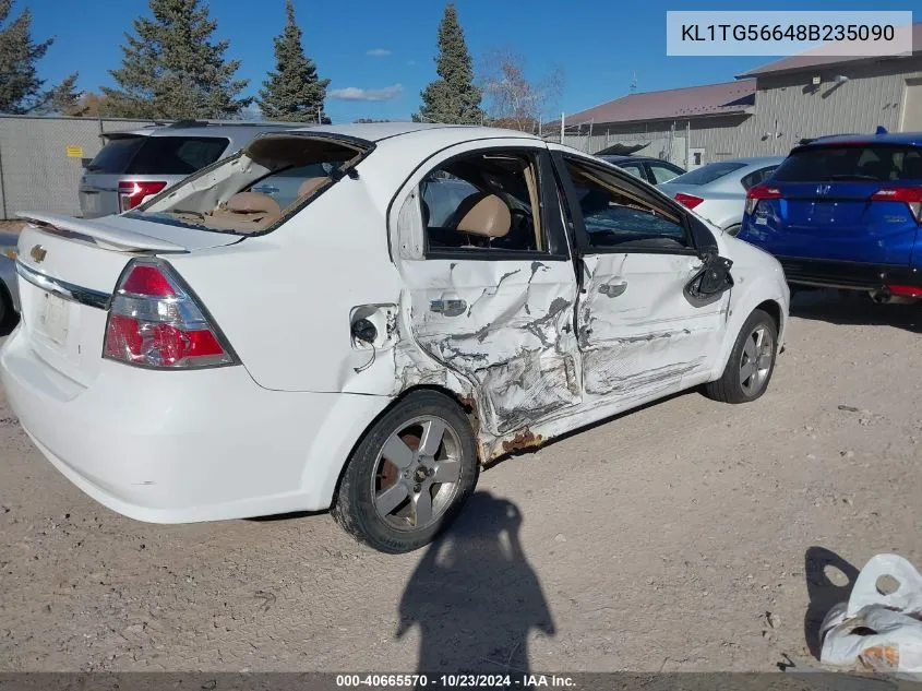 2008 Chevrolet Aveo Lt VIN: KL1TG56648B235090 Lot: 40665570