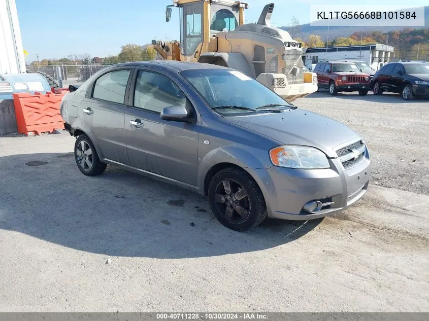 2008 Chevrolet Aveo Lt VIN: KL1TG56668B101584 Lot: 40711228