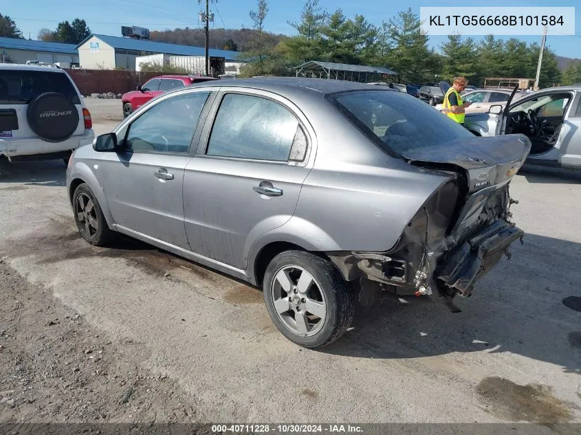 2008 Chevrolet Aveo Lt VIN: KL1TG56668B101584 Lot: 40711228