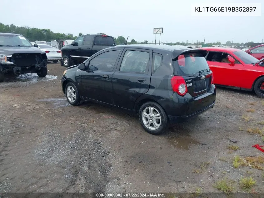 2009 Chevrolet Aveo Lt VIN: KL1TG66E19B352897 Lot: 39909302