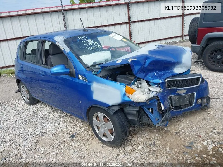 KL1TD66E99B305982 2009 Chevrolet Aveo Lt