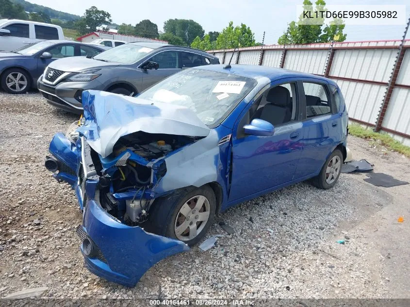 KL1TD66E99B305982 2009 Chevrolet Aveo Lt