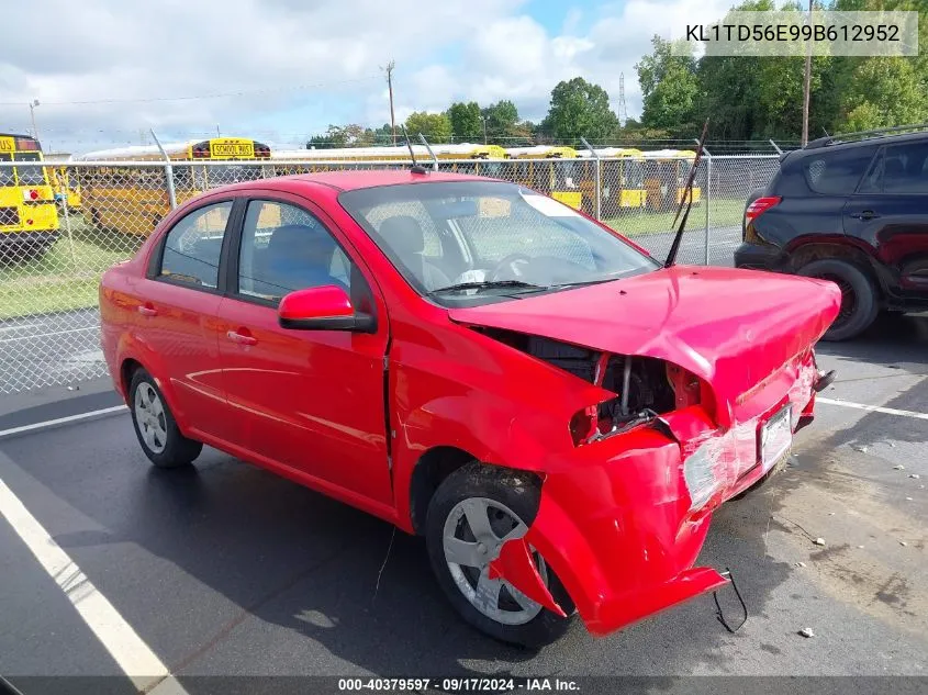 KL1TD56E99B612952 2009 Chevrolet Aveo Lt