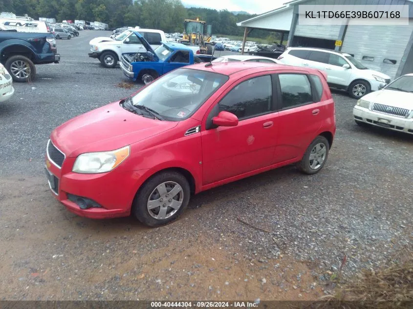 2009 Chevrolet Aveo Lt VIN: KL1TD66E39B607168 Lot: 40444304