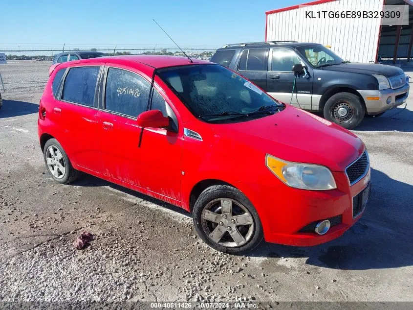 2009 Chevrolet Aveo Lt VIN: KL1TG66E89B329309 Lot: 40511426