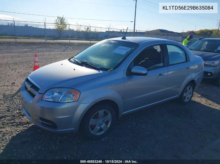 2009 Chevrolet Aveo Lt VIN: KL1TD56E29B635084 Lot: 40583246