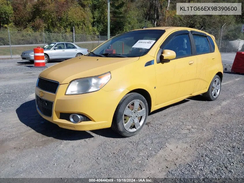 2009 Chevrolet Aveo Lt VIN: KL1TG66EX9B390600 Lot: 40644389