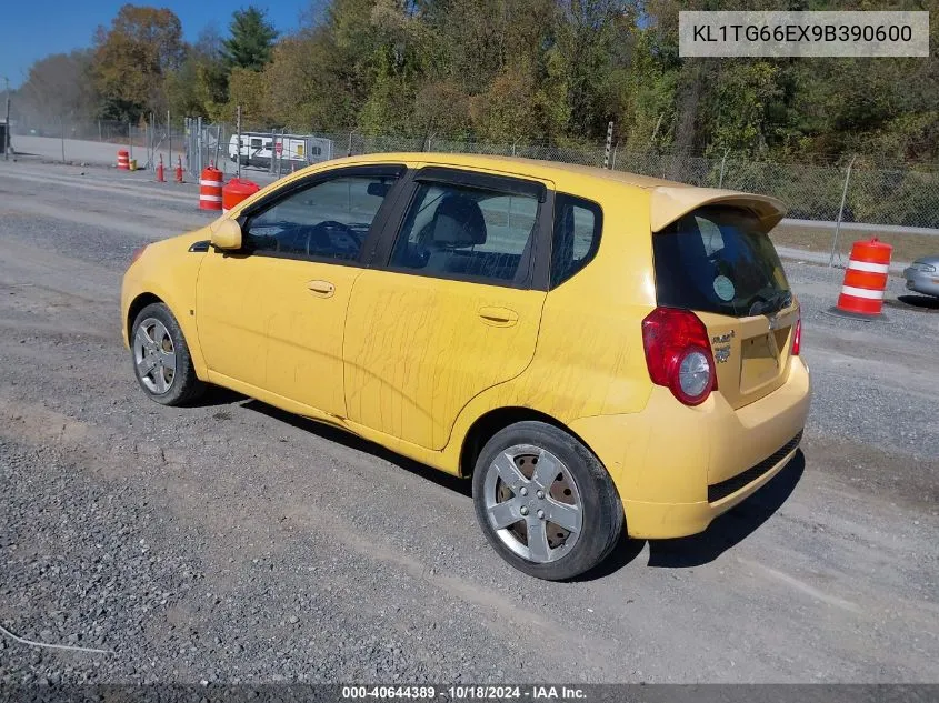 2009 Chevrolet Aveo Lt VIN: KL1TG66EX9B390600 Lot: 40644389