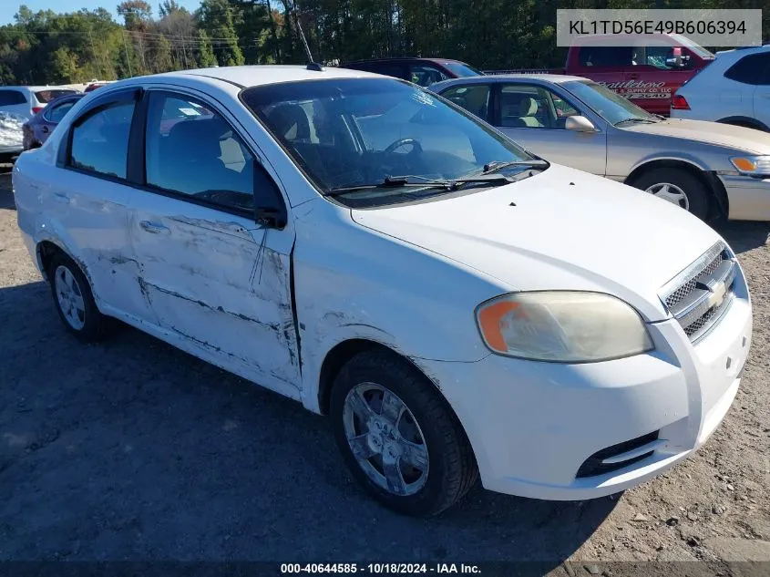 2009 Chevrolet Aveo Lt VIN: KL1TD56E49B606394 Lot: 40644585